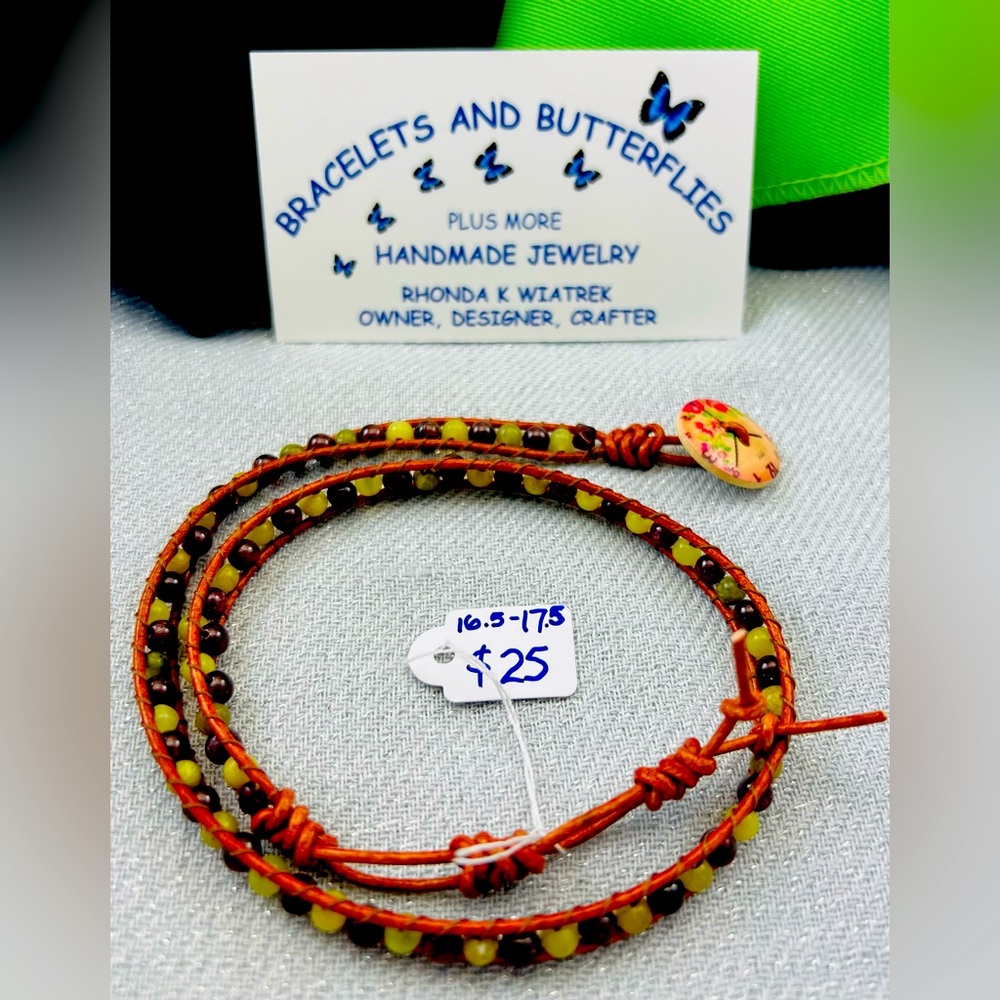 Handmade double wrap bracelets